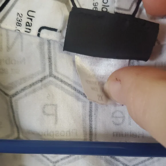 Periodic Table Pattern Sleeveless Top - Picture 2 of 4